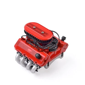 Simulation F76 427 SOHC V8 Engine Motor Fan Radiator for 1/10 RC Crawler Cars - Picture 1 of 5