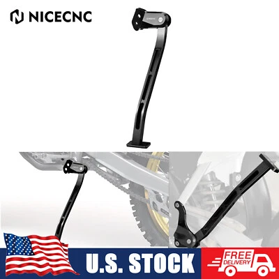 CNC Side Stand Kickstand For Honda CRF250R CRF450R 19-24 CRF250RX CRF450RWE 2024 - Image 1 of 4