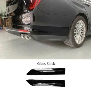 For Cadillac CT6 2019-2020 Gloss Black Rear Bumpers Lip Side Skirt Splitter 2PCS - Picture 1 of 6
