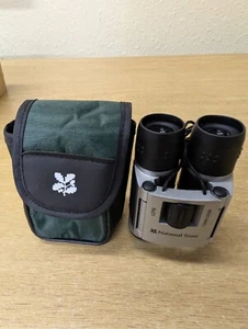 National Trust Pocket Binoculars 8x21 126M/1000 Plus Cord & Case With Belt Loop - Picture 1 of 6