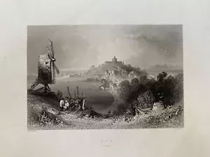 1840 Antique Print; Rye, Sussex after W.H. Bartlett - Picture 1 of 2