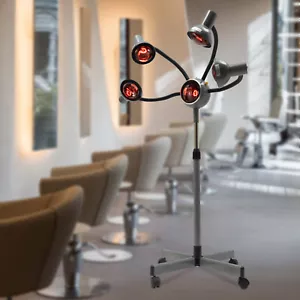 5Head Infrared Light Heat Therapy Red Lamp Salon Hair Perming Dyeing Steamer SPA - Picture 1 of 12