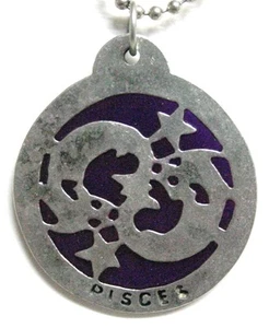 Windows to Stars pendant - Pisces (2/20-3/20) violet - Picture 1 of 2