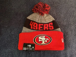 San Francisco 49ers Logo Beanie Stocking Cap One Size NFL "New Era" versandkostenfrei - Bild 1 von 4