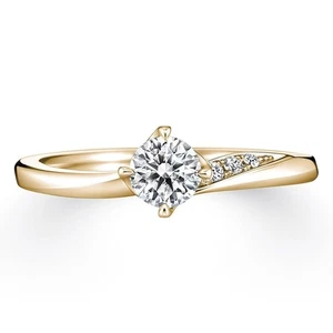 Engagement Ring Black Friday 0.50 Ct IGI GIA Lab Grown Diamond 14k Yellow Gold - Picture 1 of 9