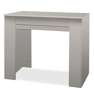 Fortino - Consolle Tavolo Allungabile 91x50/250 cm in MDF Antigraffio Tortora - Foto 1 di 12