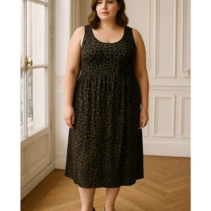 Lane Bryant Kleid schwarz Spitze Leopardenmuster 20 - Bild 1 von 8