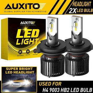 AUXITO H4 9003 LED Headlight Bulbs Hi Low Beam Conversion Kit 6000K White EAO - Picture 1 of 15