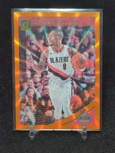 Holograma láser naranja Donruss Damian Lillard 2018-19 - Imagen 1 de 2