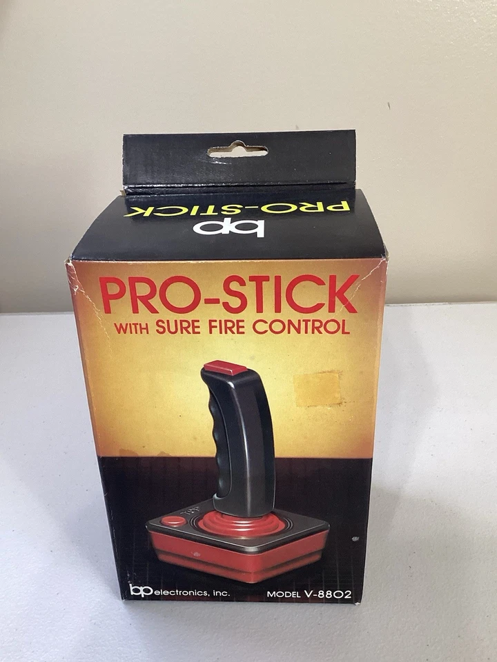 Sistema Atari paddle joy Pro-stick Sure Fire V-8802 BP NOS 1980 controlador de colección Foto 1 de 4