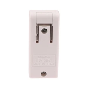 3 In 1 American Standard Power Pug Adapter 125 Degree Rotation US Socket a - Photo 1/10