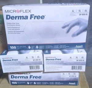 Ansell Microflex X-LARGE 10 boxes of 100 1000 pcs Total XL Disposable Gloves - Picture 1 of 2