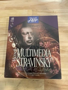 Sealed BIG BOX Microsoft Not For Resale Multimedia Stravinsky *New Old Stock* - Bild 1 von 6