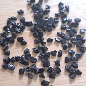 Lote de piedras preciosas de cristal crudo espinela negra natural Birmania Myanmar 11,26 quilates - Imagen 1 de 6