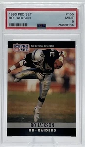1990 PRO SET #155 BO JACKSON PSA 9 Raiders Free Shipping - Picture 1 of 2
