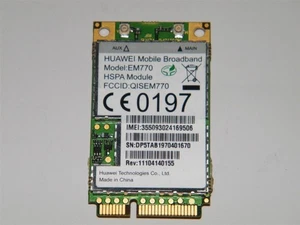 Huawei EM770 WWAN UMTS HSDPA Adapter 51074223 0C06-000K0AS #2215.004 - Picture 1 of 1