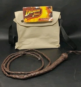 Indiana Jones Trick Or Treat Satchel With Costume Whip Lucas Film - Picture 1 of 10