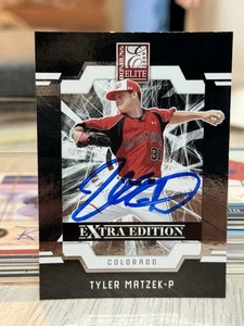 2009 Donruss Elite Extra Edition Tyler Matzek #31 Colorado AUTO Signed Braves - Picture 1 of 2