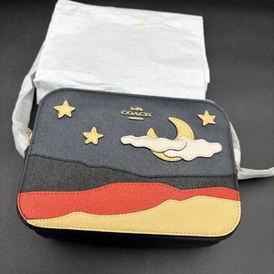 Coach Leder Mini Kameratasche NIGHT DESERT Umhängetasche Neu mit Etikett C4221 - Bild 1 von 14