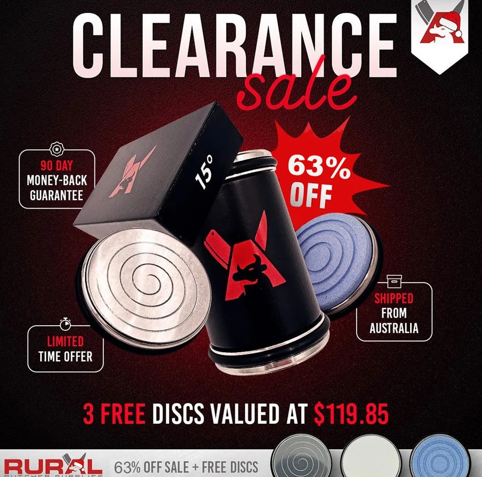 Professional Knife Rolling Sharpener with 5 discs - image 1 of 4