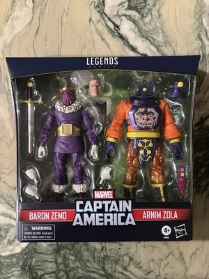 NUEVO Hasbro Marvel Legends Baron Zemo & Arnim Zola Paquete de 2 LISTO 2 ENVÍO!!!!! Foto 1 de 4