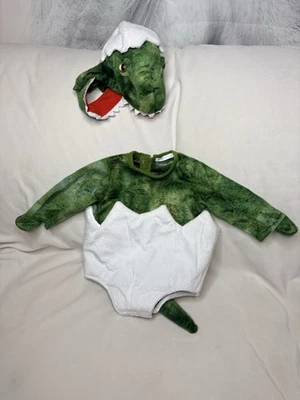 pottery barn  EGG DINO BABY T Rex COSTUME 0-6 months - 2 Piece - Image 1 of 4