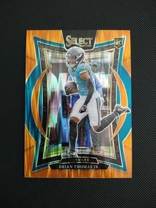 2024 Select Brian Thomas Jr. Concourse RC #91 Orange Shock Prizm /499 Jaguars - Picture 1 of 3