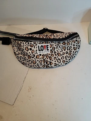  Brighton Fanny Pack Collectibles Love Wild Cat Leopard Belt Bag  Shoulder Sling - Image 1 of 4