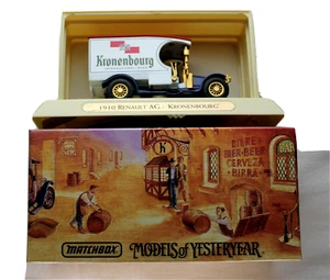 MATCHBOX MODELS OF YESTERYEAR, 1910 RENAULT AG YGB07 Kronenbourg. - Picture 1 of 6