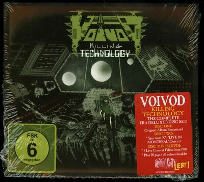 Voivod Killing Technology Deluxe Edition 2CD + DVD new  - Image 1 of 2