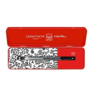 Caran d'Ache Kugelschreiber 849 KEITH HARING™ Schwarz mit Etui, NM0849.223 - Bild 1 von 5