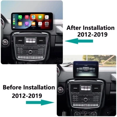 Car Android GPS Navigation Wifi 12.3" For Mercedes Benz G G63 G65 Bluetooth - Imagem 1 de 4