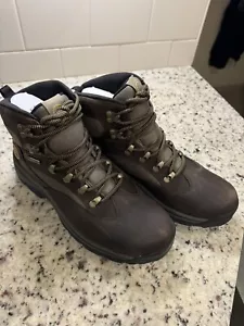 Timberland Mens 9.5 M Chocorua Trail Mid Hiking Boots Brown/Green 15130 New! - Picture 1 of 5