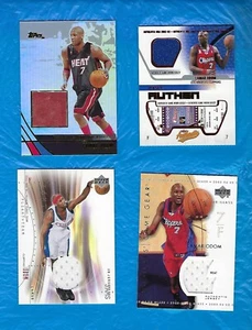 LOTE DE 8 CAMISETAS USADAS JUEGO DE CARTAS LAMAR ODOM TOPPS CROMO FLEER AUTÉNTICA TIRO DULCE + - Imagen 1 de 4