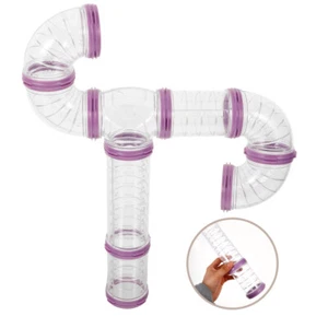1 Set Hamster Tubes Kit DIY Hamster Tunnel Adventure External Tube Hamster Cage - Picture 1 of 12