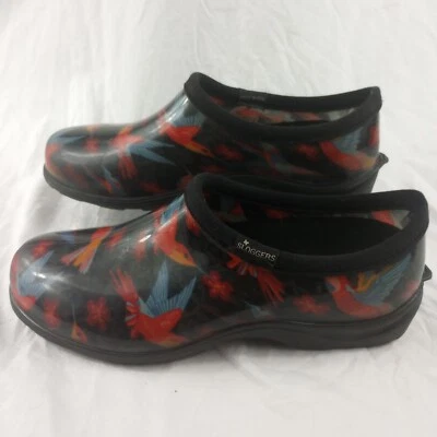 Zapatos cómodos impermeables para mujer talla 9 colibríes jardín EE. UU. Foto 1 de 4