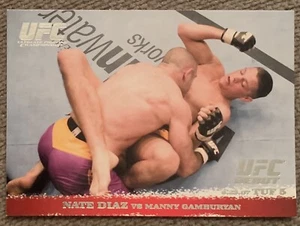 2009 TOPPS UFC ronda 1 Nate Díaz vs Manny Gamburyan novato #66 - Imagen 1 de 2