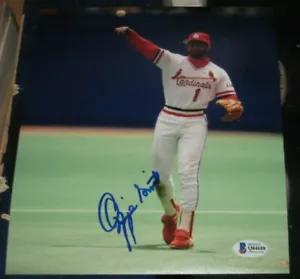 OZZIE SMITH ST LOUIS CARDINALS SIGNED AUTOGRAPHED 8X10 PHOTO BAS/COA #Q84688 - Picture 1 of 2