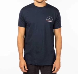 Rip Curl Men's S/S T-Shirt AMERICANA PREMIUM - Navy - Medium - NWT - LAST ONE - Picture 1 of 2