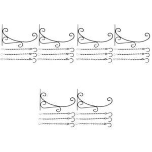 3 Sets Wandhalterung Blumentopfaufhänger Für Draußen Haken Blumentopfhalterung - Bild 1 von 12