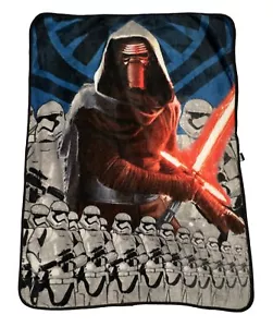 Star Wars Episodio VII Il Risveglio della Forza Piombo 40" x 50" Coperta Morbida Lancio - Foto 1 di 6