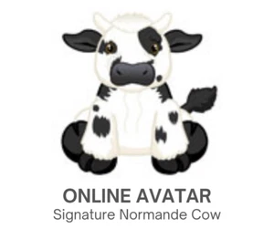 Webkinz Classic Signature Normande Cow solo código para mascotas - Imagen 1 de 2