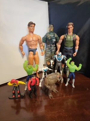 Figuras de colección GI JOE 12" Mattel Max Steel Mountain Attack, Lanard, Action Man Mcd Foto 1 de 4