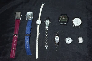 Orologi al quarzo vintage non testati per riparazione o ricambi Timex Hilton carrozza lotto 9 - Foto 1 di 10