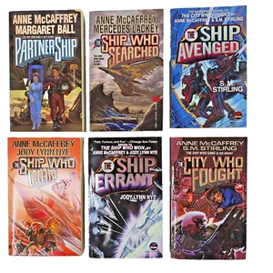 The Ship Who Searched Anne McCaffrey Series 6 x PB Books Space Sci Fi Fantasy - Picture 1 of 24
