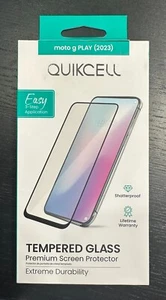 Quikcell Tempered Glass for Moto G Play 2023 BRAND NEW !!!!! - Picture 1 of 2