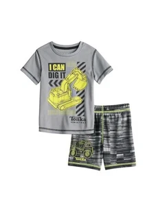 Kleinkind Junge Jumping Beans 12 Monate Tonka Dig Active T-Shirt & Shorts Set - Bild 1 von 7