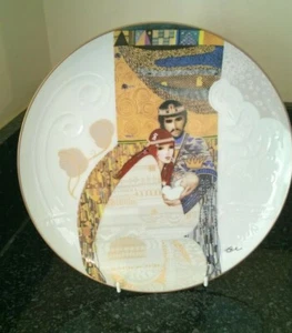 American Edwin M Knowles Bathsheba And Solomon China Plate  - Picture 1 of 3