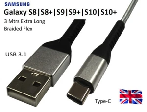 Fast Charger For Samsung Galaxy S8 S9 S10+ Plus Type C USB-C Data Charging Cable - Picture 1 of 1