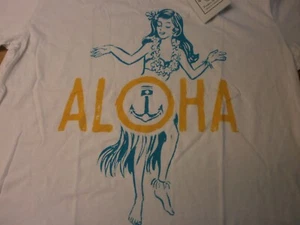 IRON AND RESIN LICENSED BRAND APPAREL ALOHA GIRL T-SHIRT MADE IN USA. NEU! - Bild 1 von 3